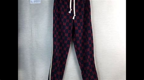 gucci technical jersey pant real vs fake|gucci tracksuit false.